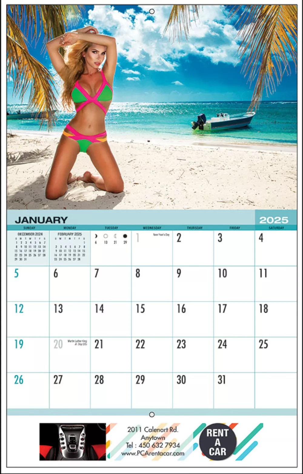 Calendrier de rendez-vous pour les maillots de bain