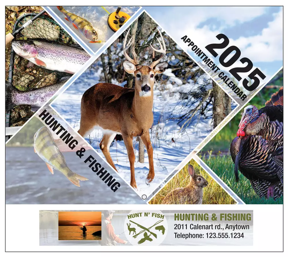 Hunting & Fishing Appointment Calendar