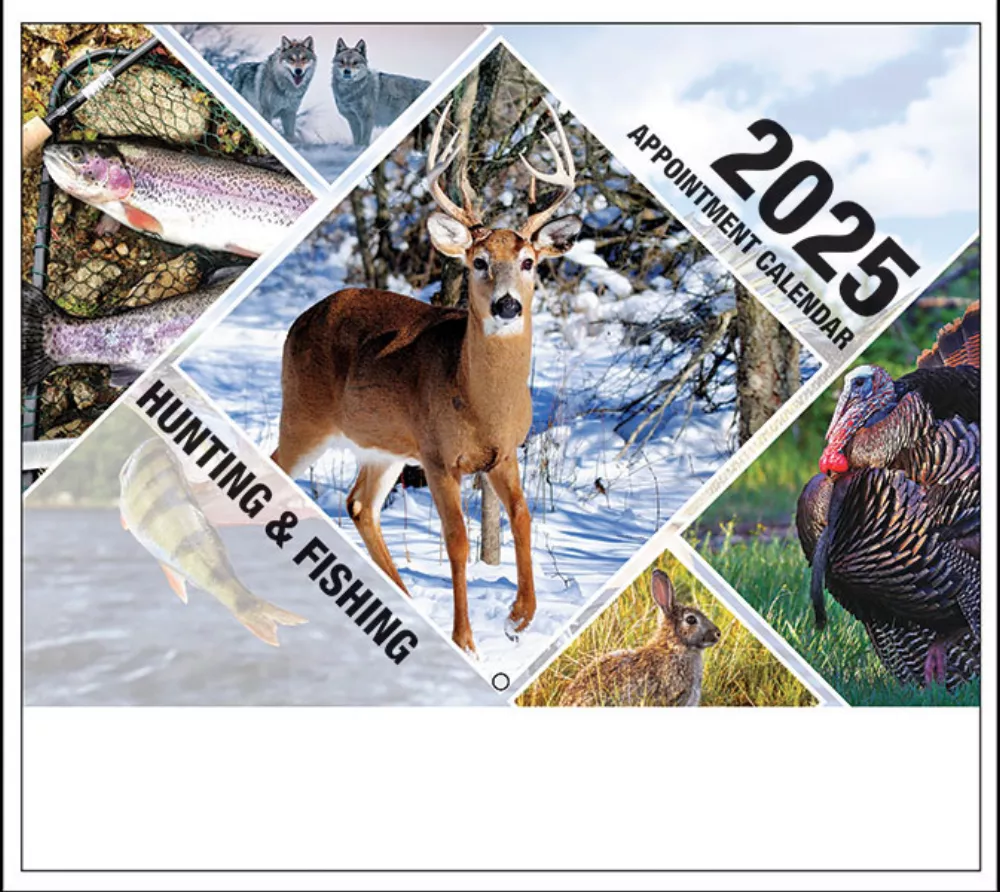 Hunting & Fishing Appointment Calendar