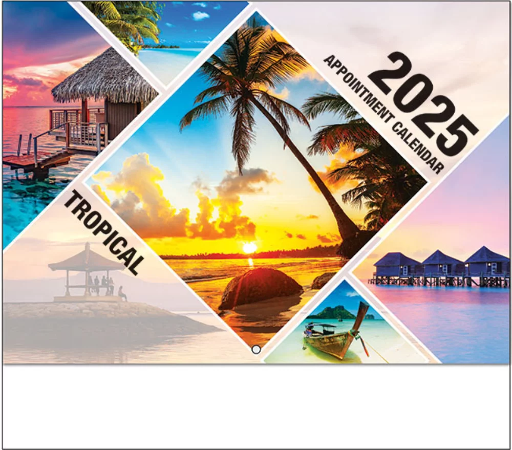 Calendrier de rendez-vous tropical
