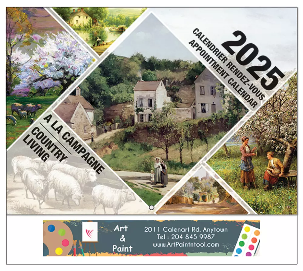 Calendrier de rendez-vous Country Living