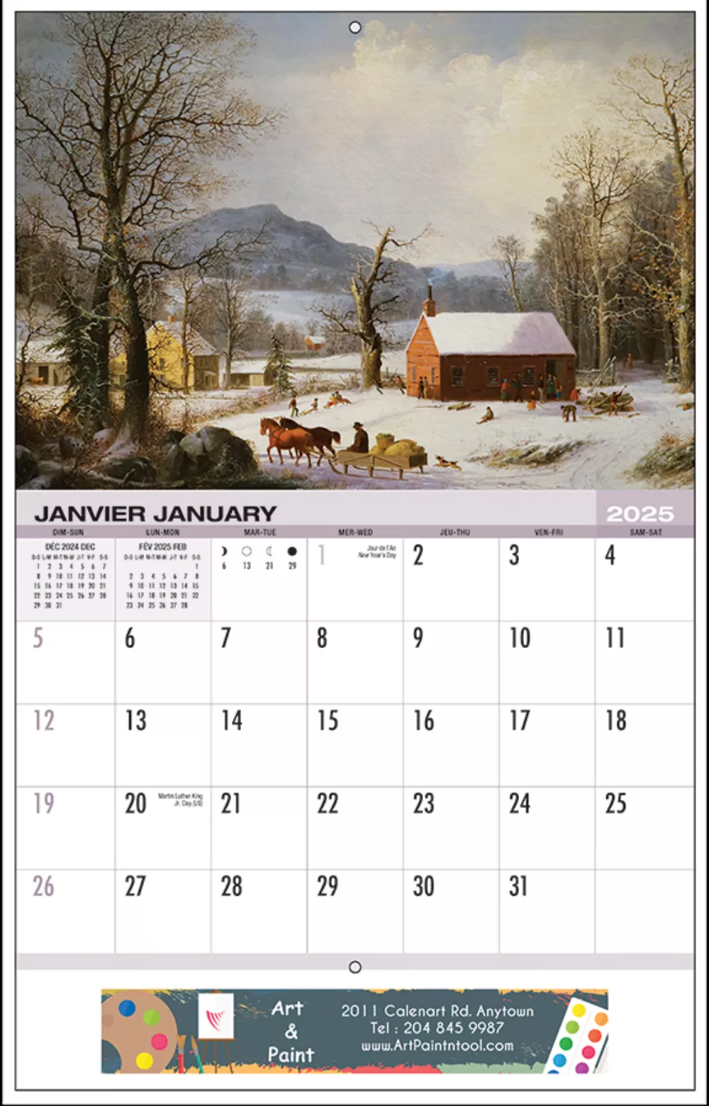 Calendrier de rendez-vous Country Living