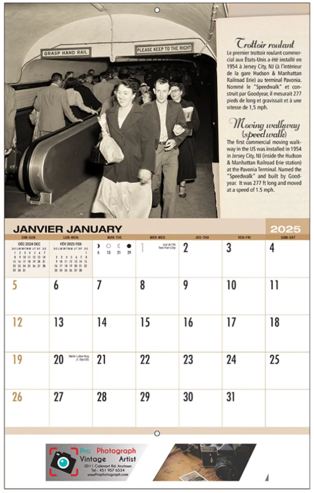 Calendrier de rendez-vous Moments in Time