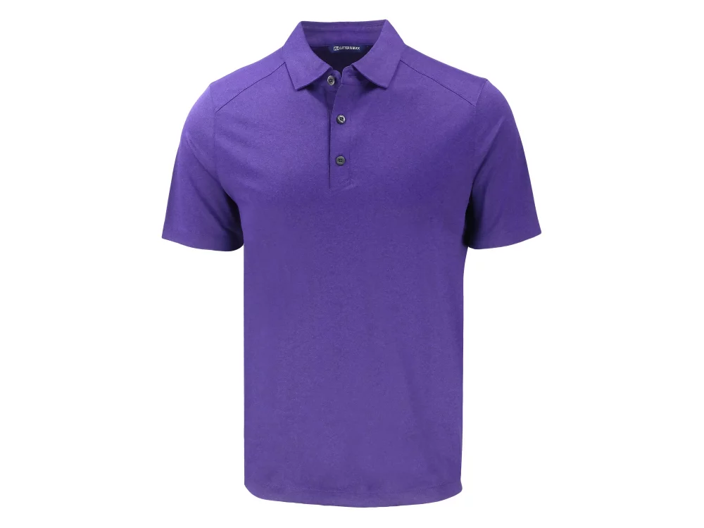 Polo Cutter & Buck Forge Eco Stretch recyclé pour hommes grands et grands