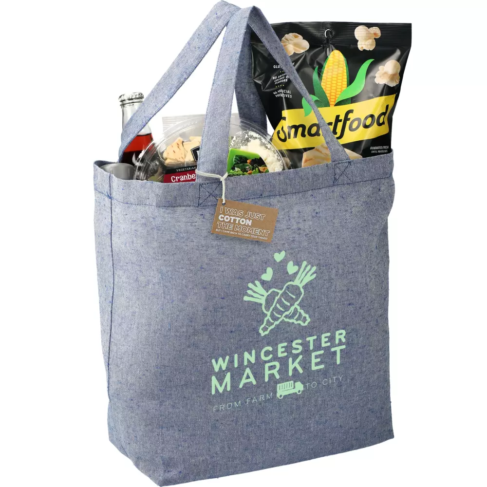Recycled 5oz Cotton Twill Grocery Tote