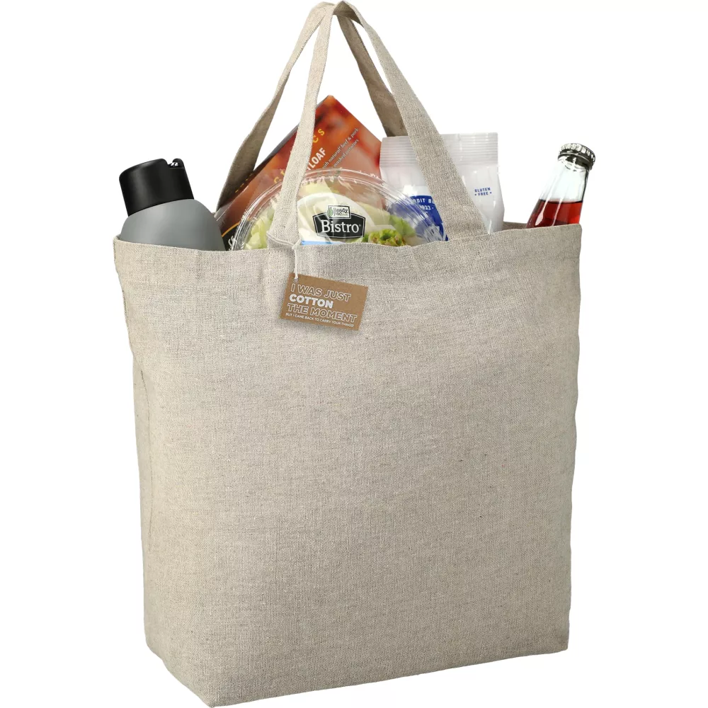 Recycled 5oz Cotton Twill Grocery Tote