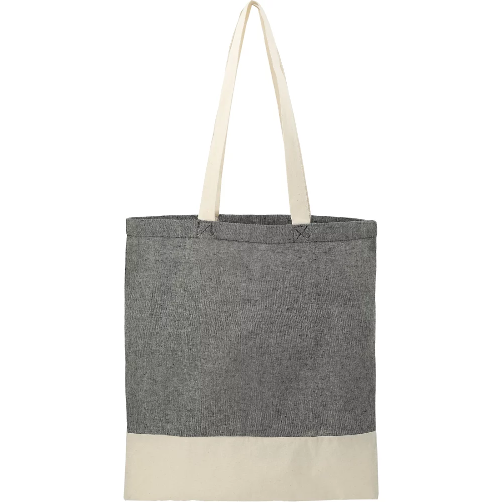 Split Recycled 5oz Cotton Twill Convention Tote