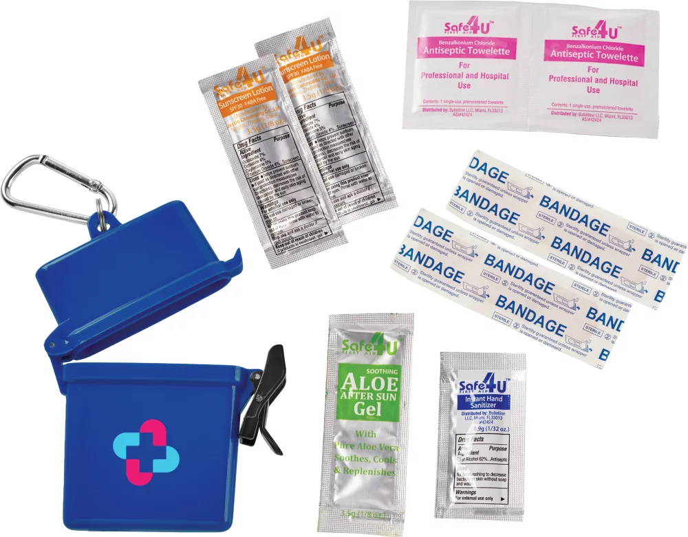 Trousse de premiers secours imperméable Trek 8 pièces