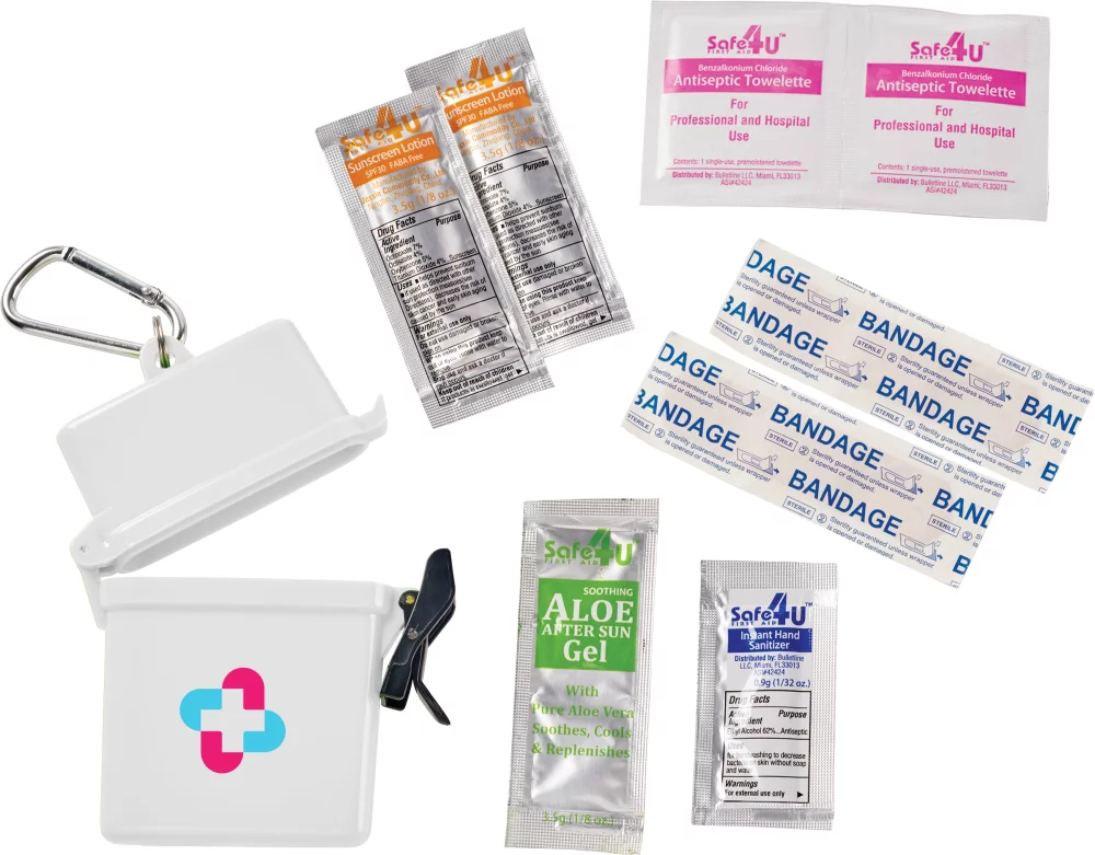 Trousse de premiers secours imperméable Trek 8 pièces