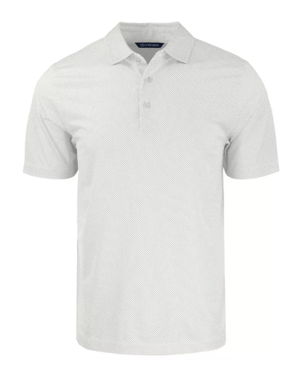 Polo Cutter & Buck Pike Eco Symmetry Print Stretch Recycled pour hommes grands et grands.
