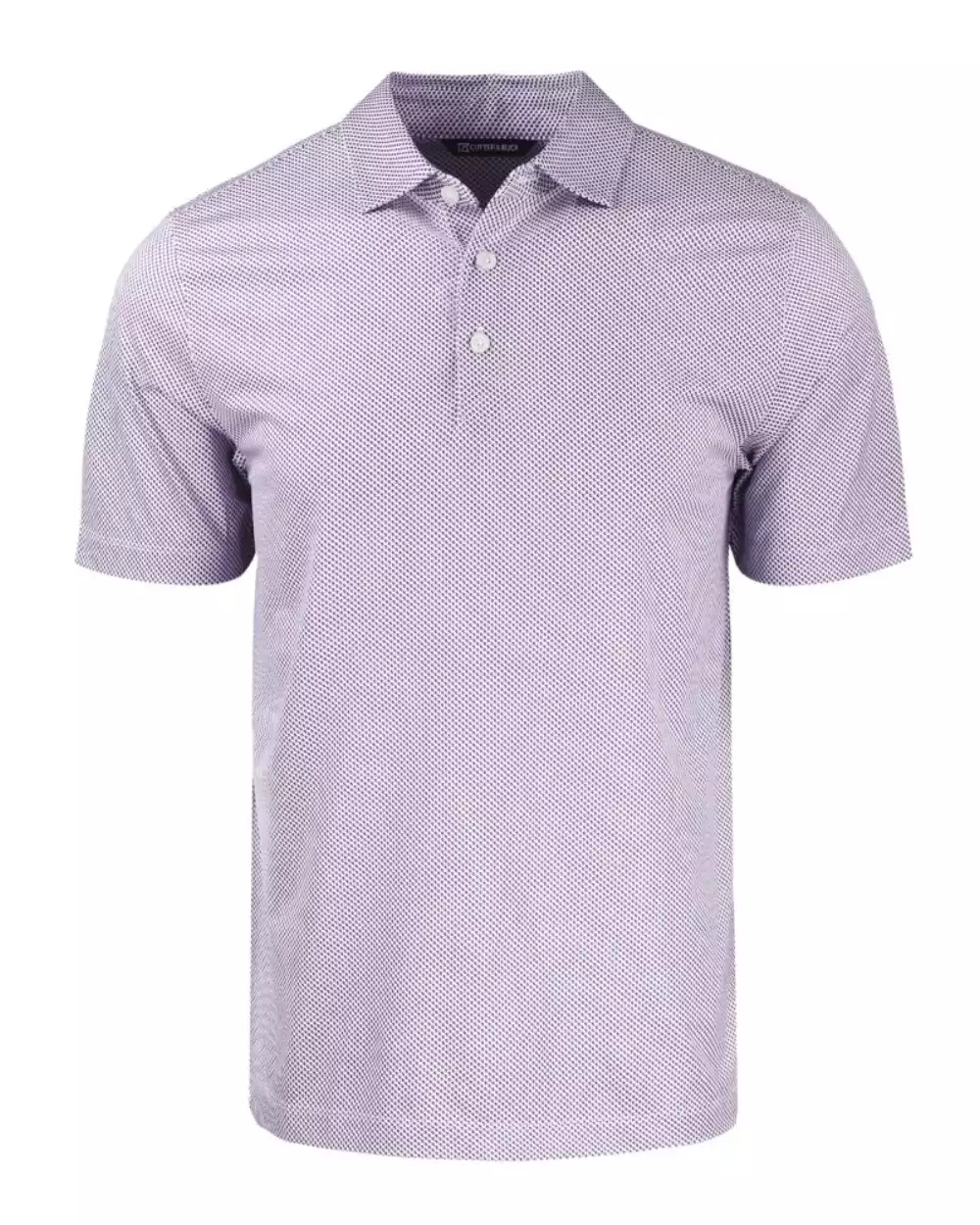 Polo Cutter & Buck Pike Eco Symmetry Print Stretch Recycled pour hommes grands et grands.