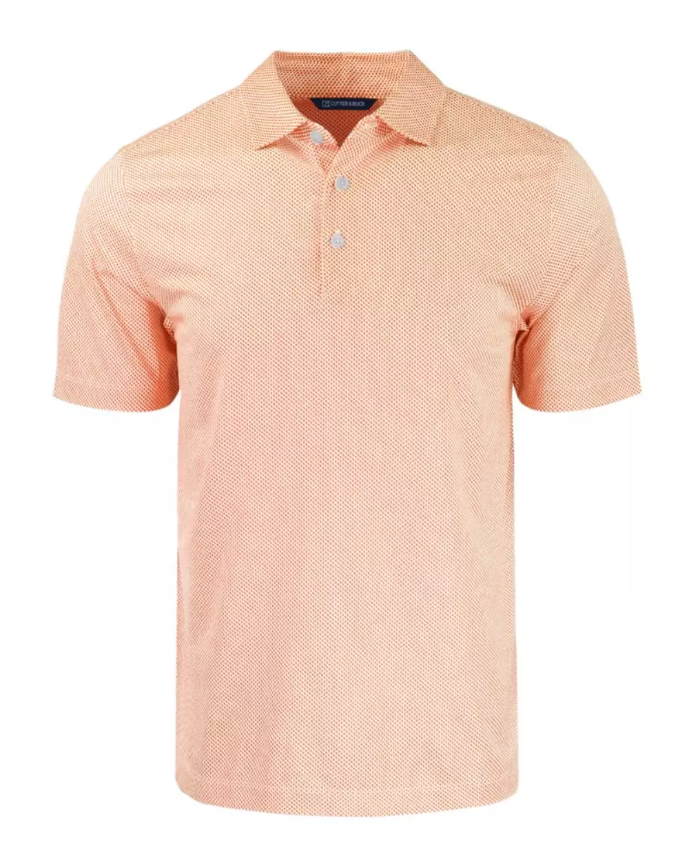 Polo Cutter & Buck Pike Eco Symmetry Print Stretch Recycled pour hommes grands et grands.