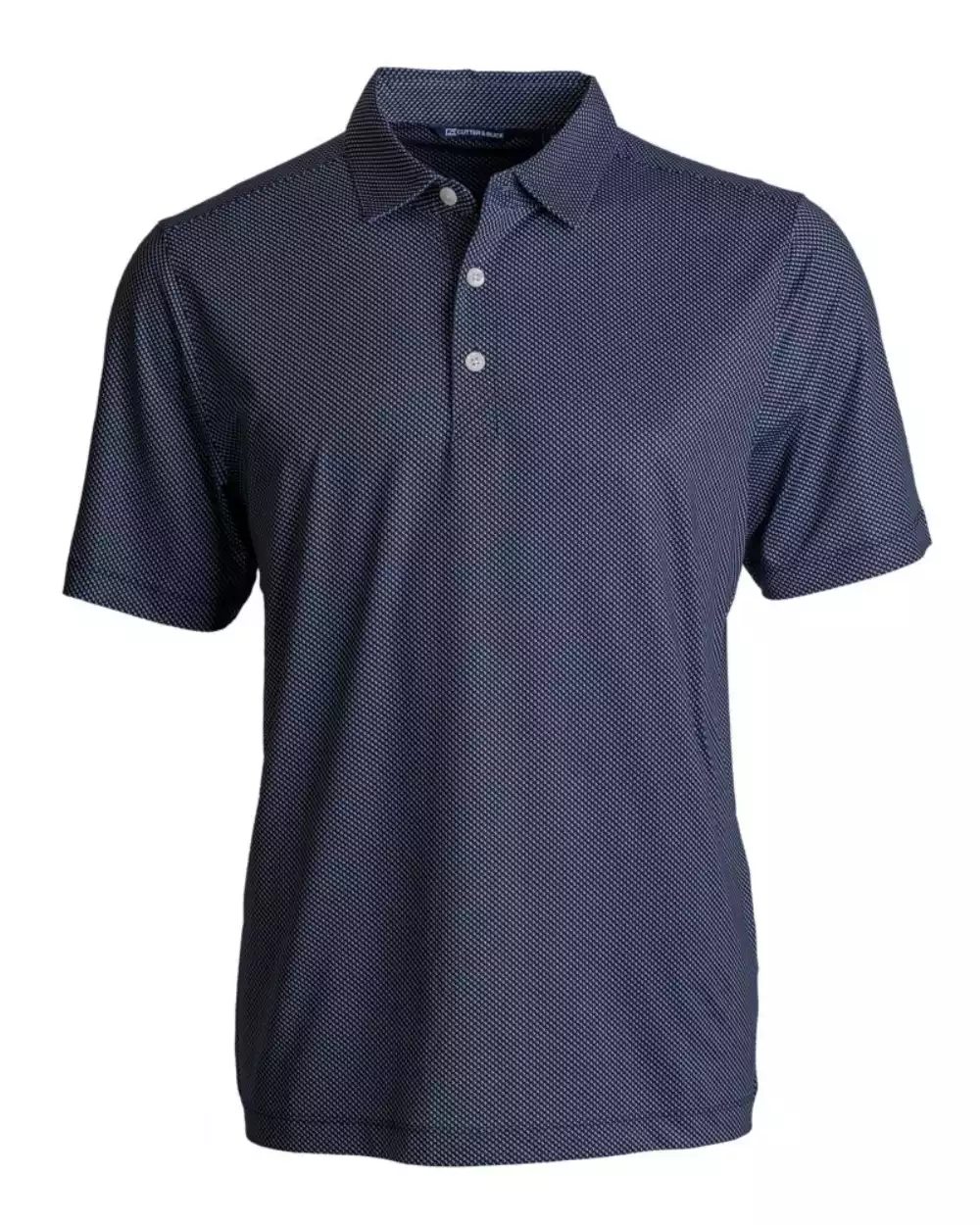 Polo Cutter & Buck Pike Eco Symmetry Print Stretch Recycled pour hommes grands et grands.