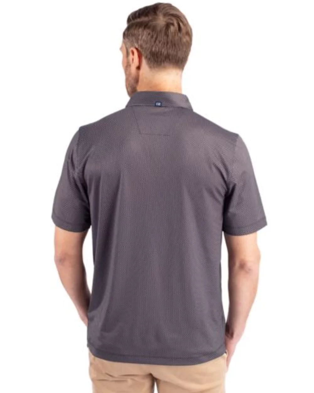 Cutter & Buck Pike Eco Symmetry Print Stretch Recycled Mens Big & Tall Polo