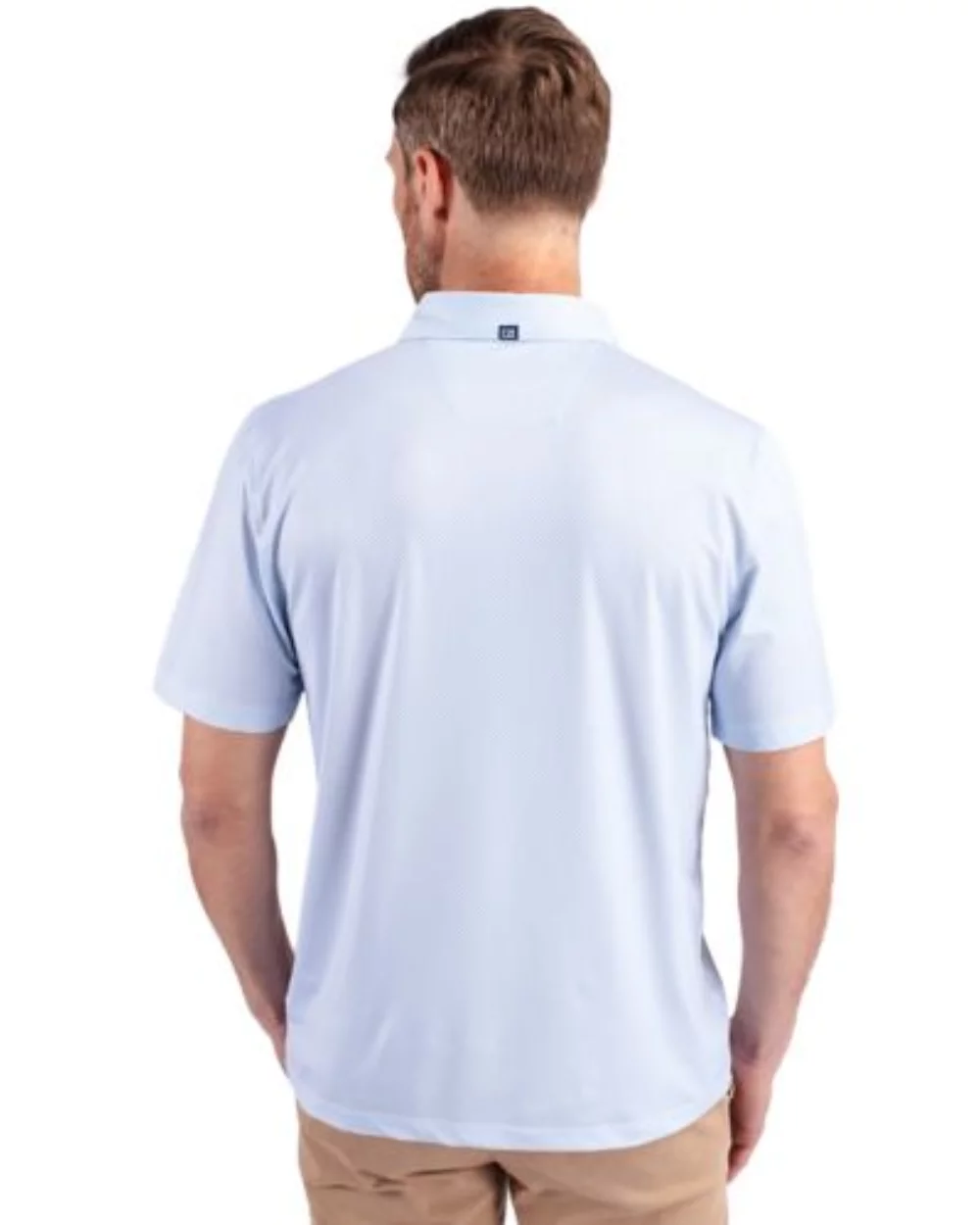 Polo pour hommes Cutter & Buck Pike Eco Symmetry Print Stretch Recycled