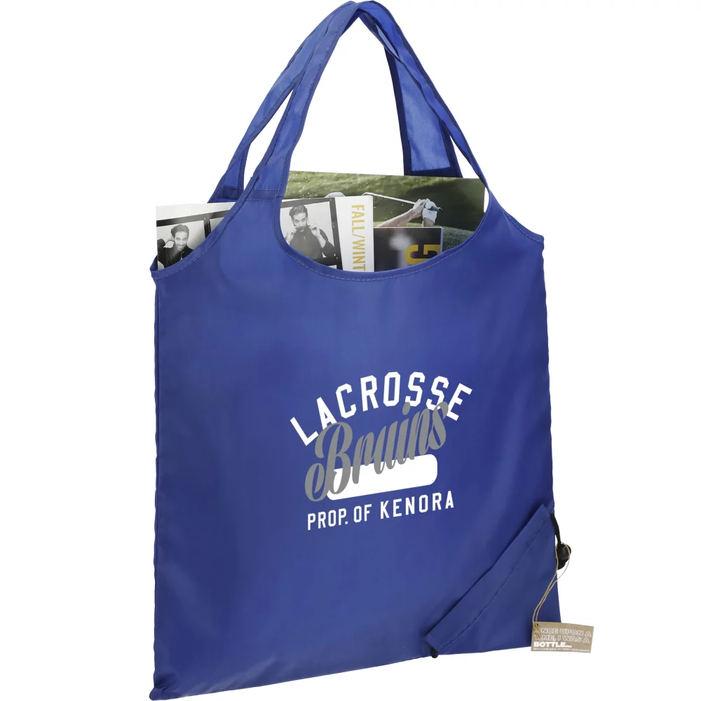 Sac fourre-tout pliable en RPET de style bungalow