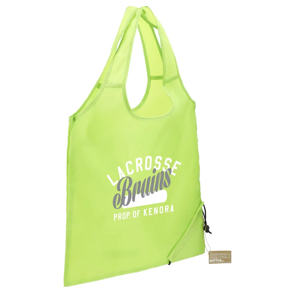 Sac fourre-tout pliable en RPET de style bungalow