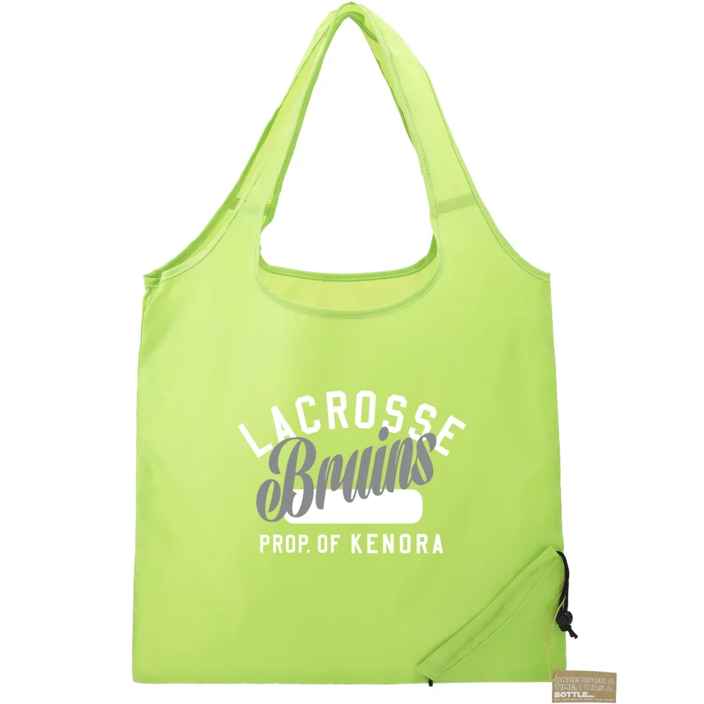 Sac fourre-tout pliable en RPET de style bungalow