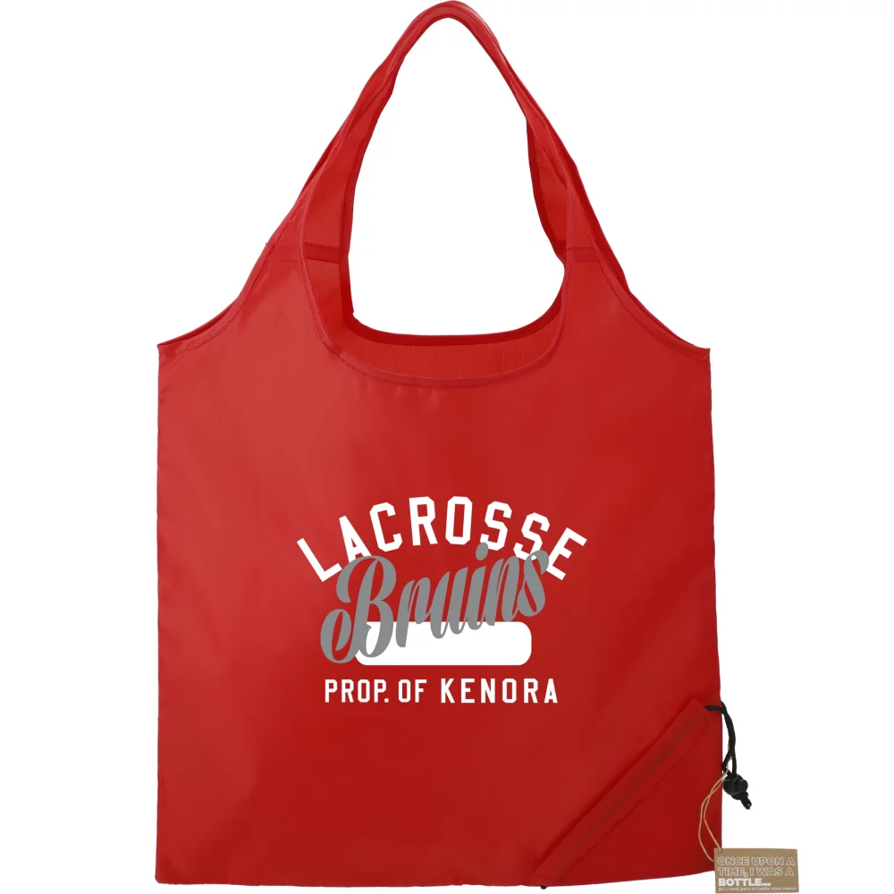 Sac fourre-tout pliable en RPET de style bungalow