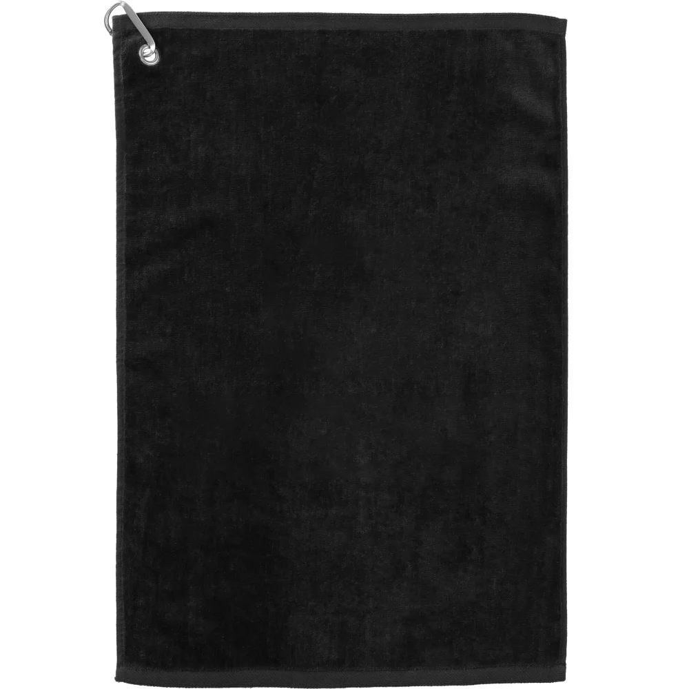 Serviette de golf en tissu éponge 16x25 pouces, 3,5 lb/douzaine.