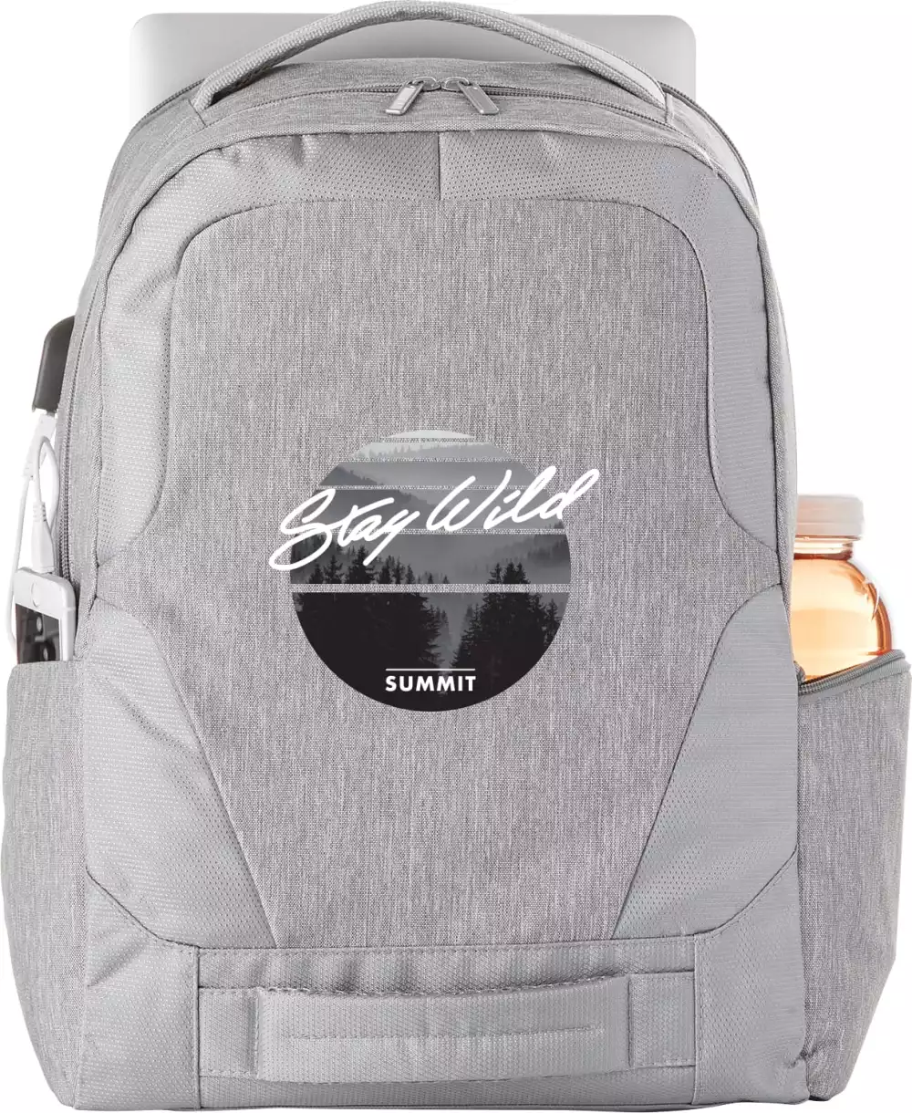 Sac à dos pour ordinateur Overland 17" avec port USB conformément à la TSA