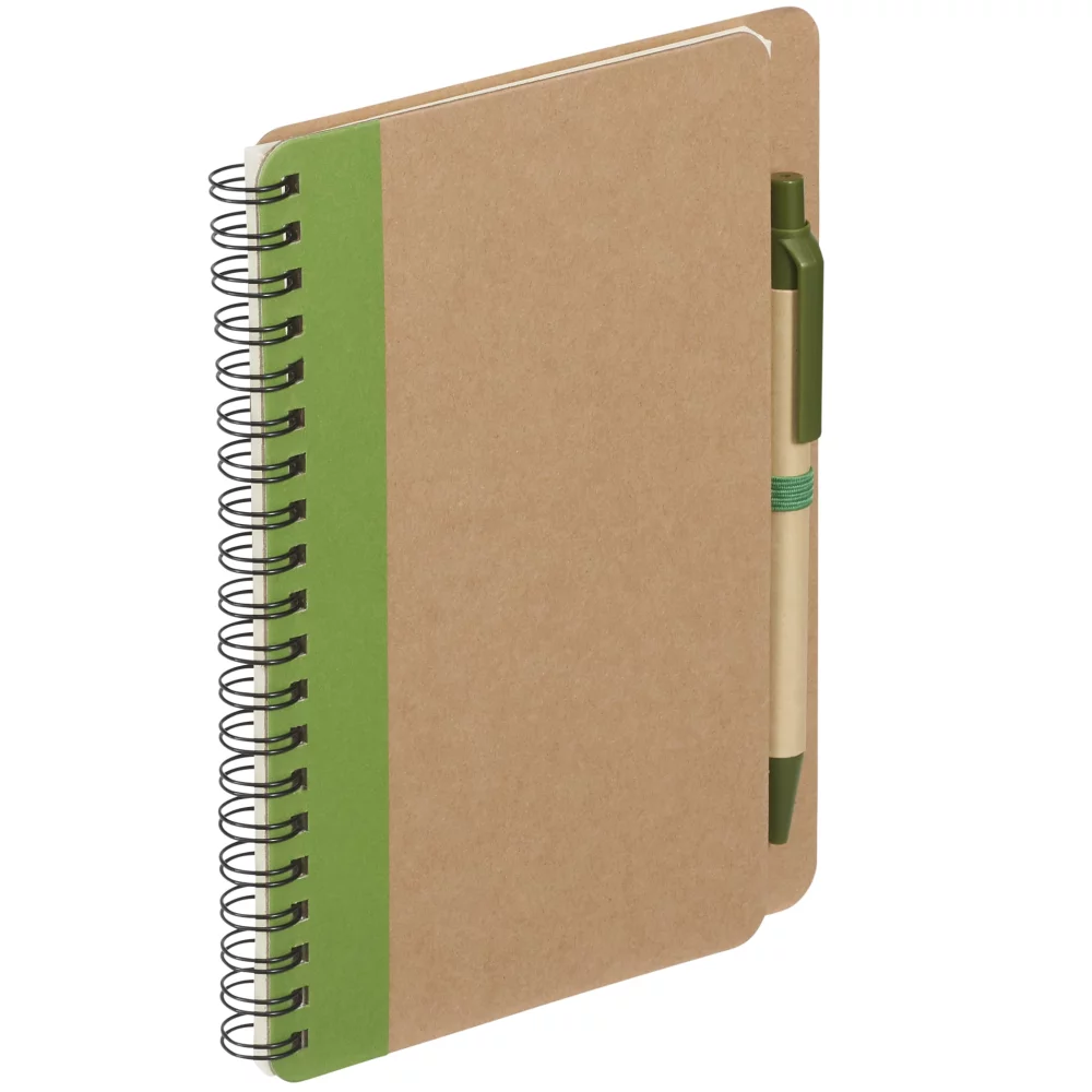 5" x 7" Eco Spiral Notebook with Pen