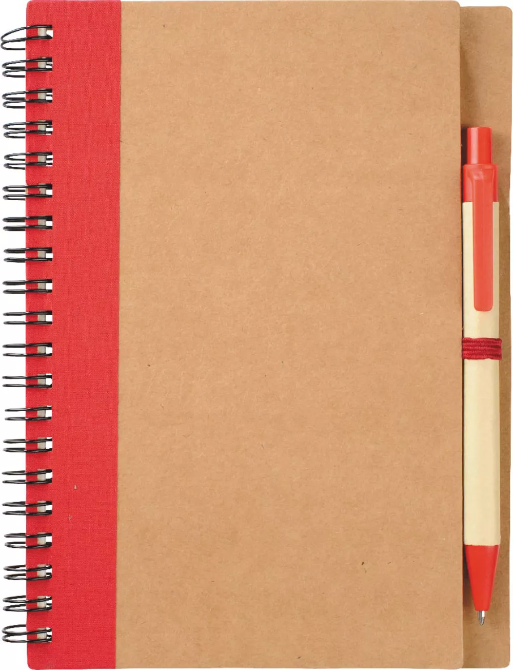 5" x 7" Eco Spiral Notebook with Pen