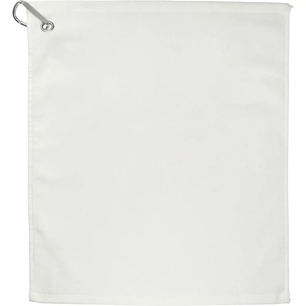 Serviette de golf en tissu éponge 18x15 pouces, 1,3 lb/douzaine.