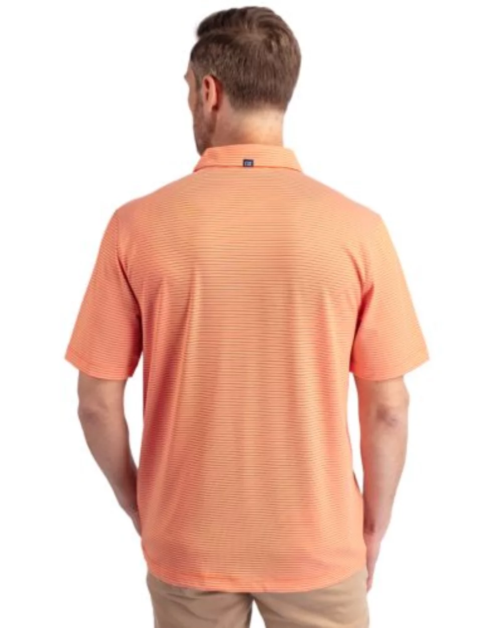 Cutter & Buck Forge Eco Double Stripe Stretch Recycled Mens Big &Tall Polo