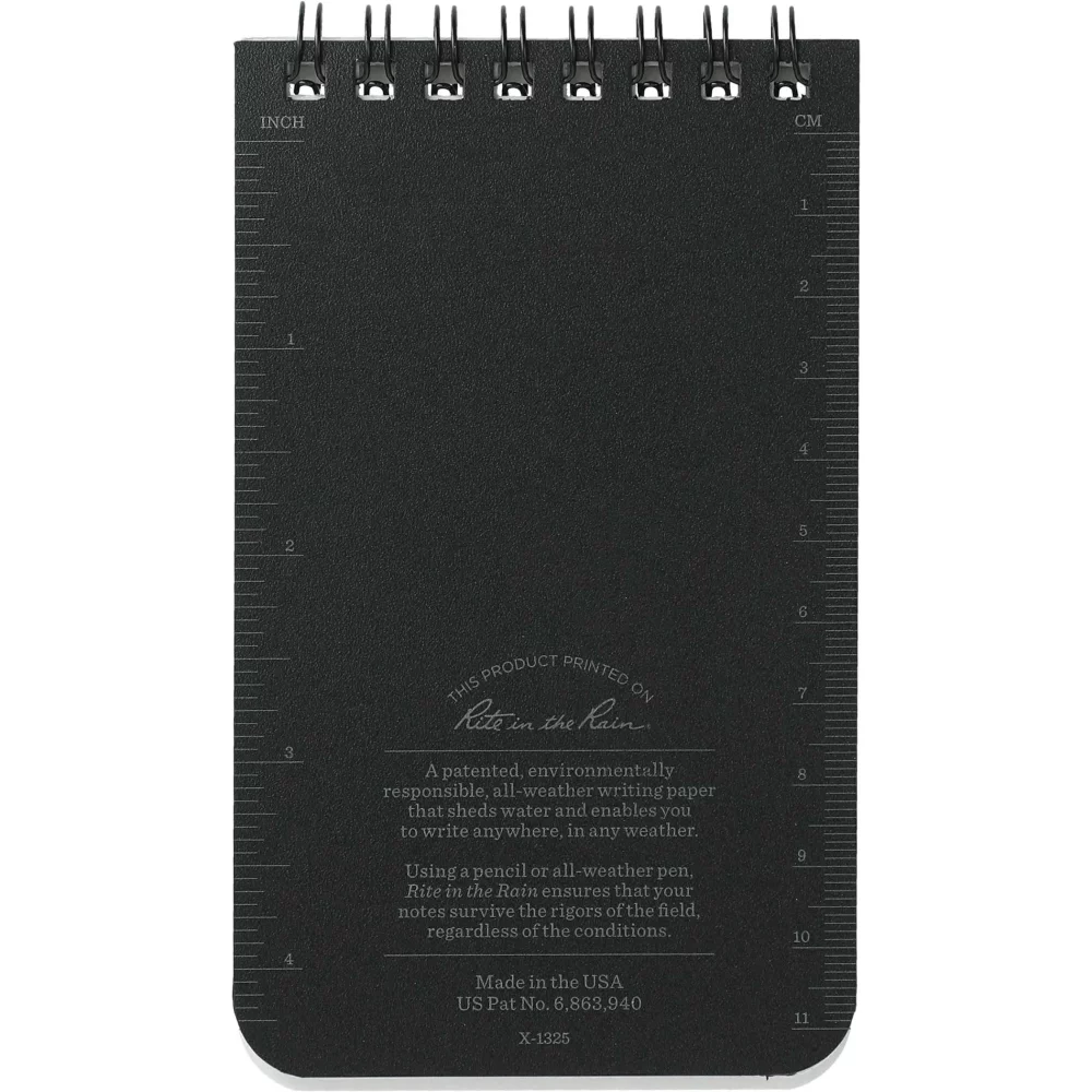 3" x 5" Rite in the Rain Top Spiral Notebook