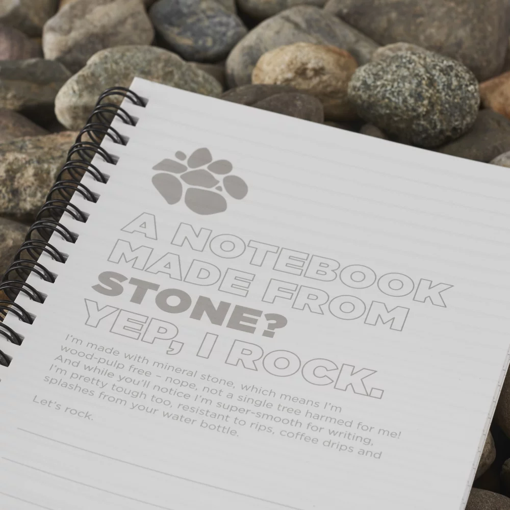 5" x 7" Mineral Stone Field Spiral Notebook
