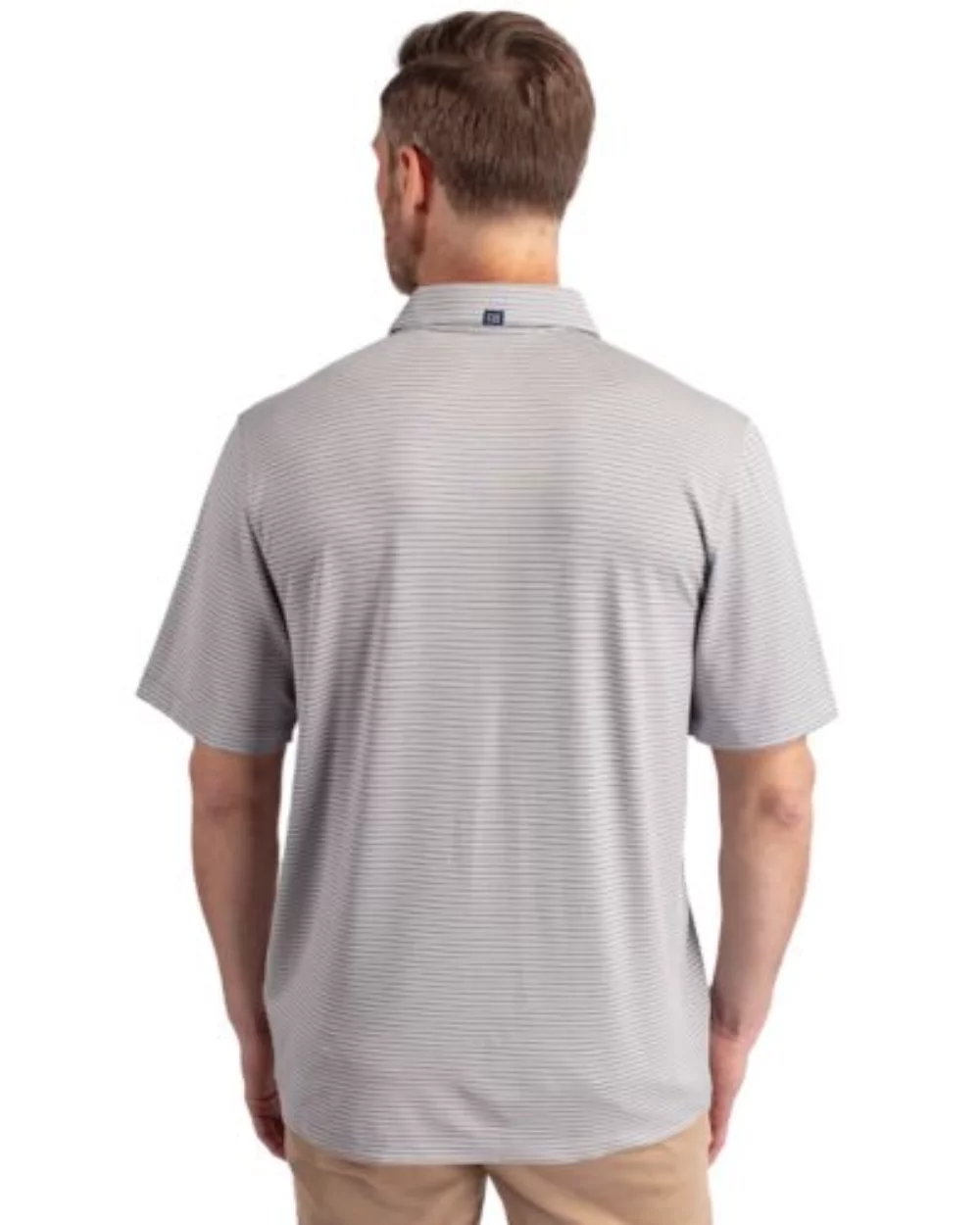 Cutter & Buck Forge Eco Double Stripe Stretch Recycled Mens Big &Tall Polo
