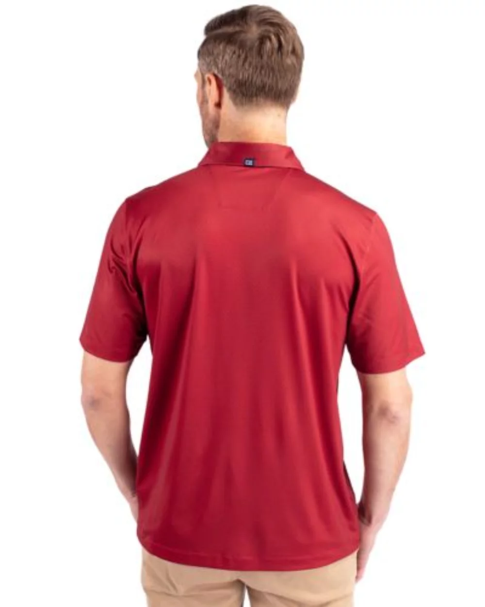 Cutter & Buck Pike Eco Tonal Geo Print Stretch Recycled Mens Big & Tall Polo