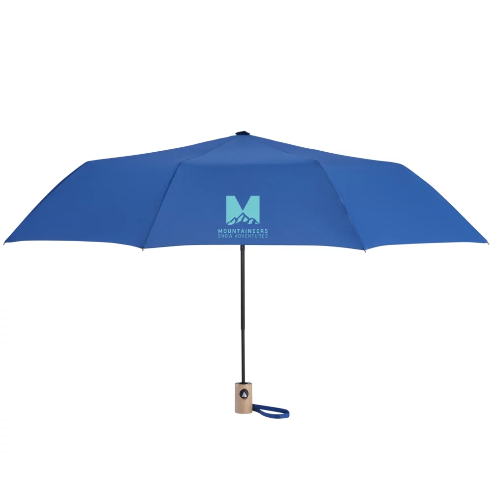 42" Recycled Folding Auto Open Umbrella