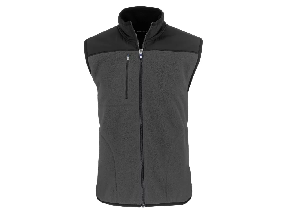 Cutter & Buck Cascade Eco Sherpa Mens Big and Tall Fleece Vest