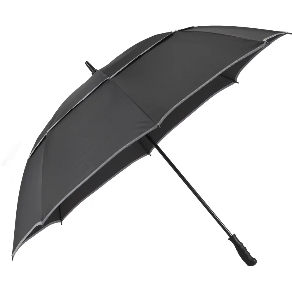 Parapluie de golf en RPET de 62" avec bordure réfléchissante