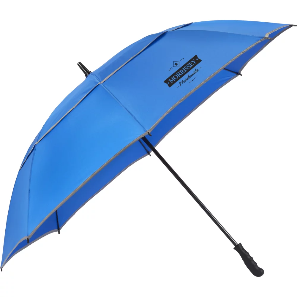 Parapluie de golf en RPET de 62" avec bordure réfléchissante