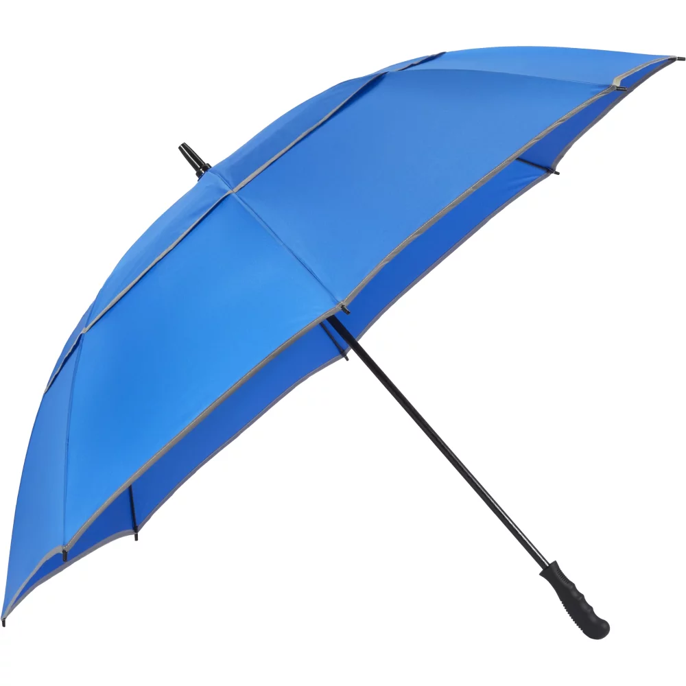 Parapluie de golf en RPET de 62" avec bordure réfléchissante