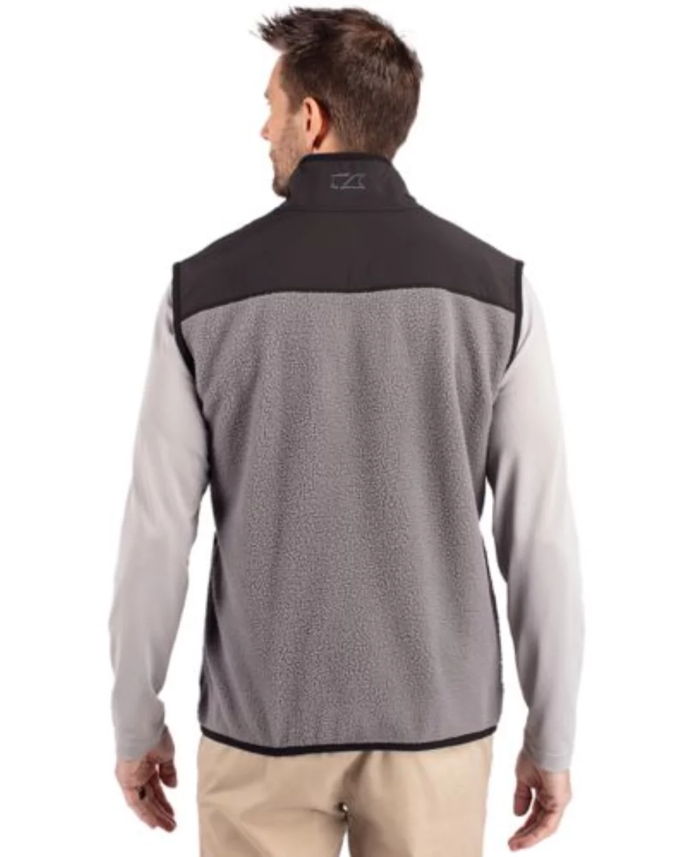 Cutter & Buck Cascade Eco Sherpa Mens Big and Tall Fleece Vest