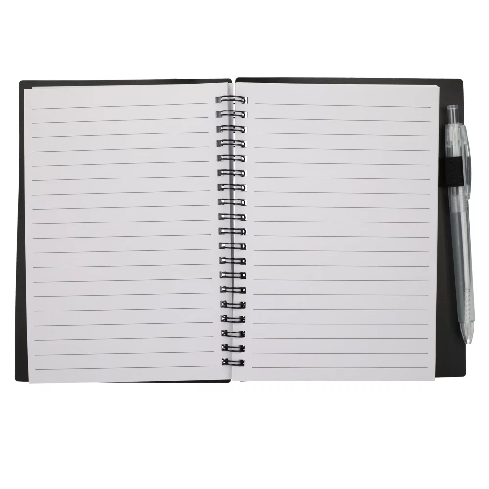 5" x 7" FSC® Recycled Star Spiral Notebook with Pe