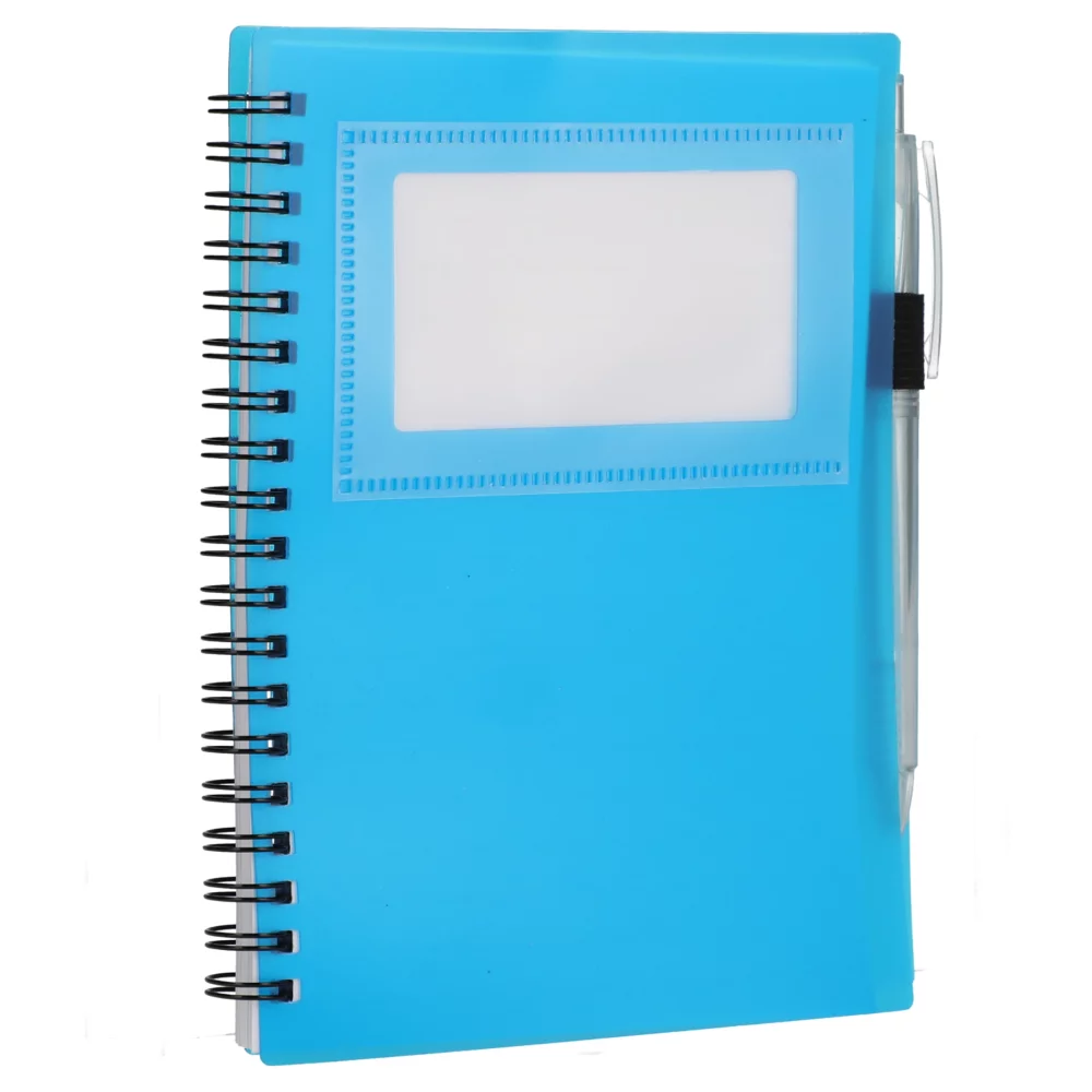5" x 7" FSC® Recycled Star Spiral Notebook with Pe