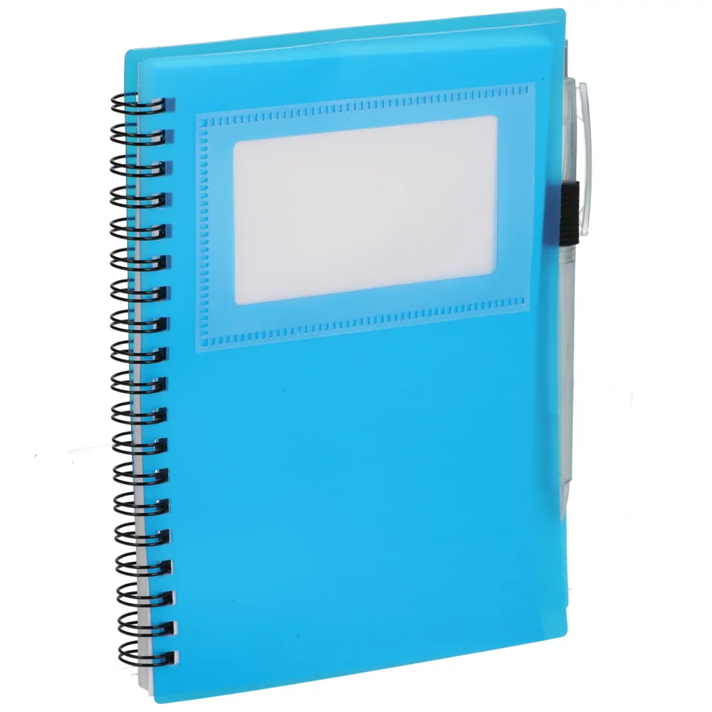 5" x 7" FSC® Recycled Star Spiral Notebook with Pe