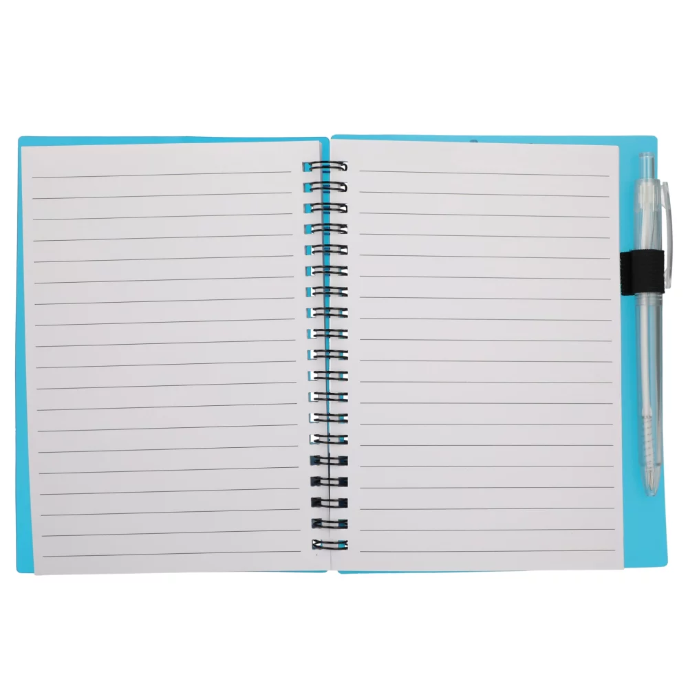 5" x 7" FSC® Recycled Star Spiral Notebook with Pe
