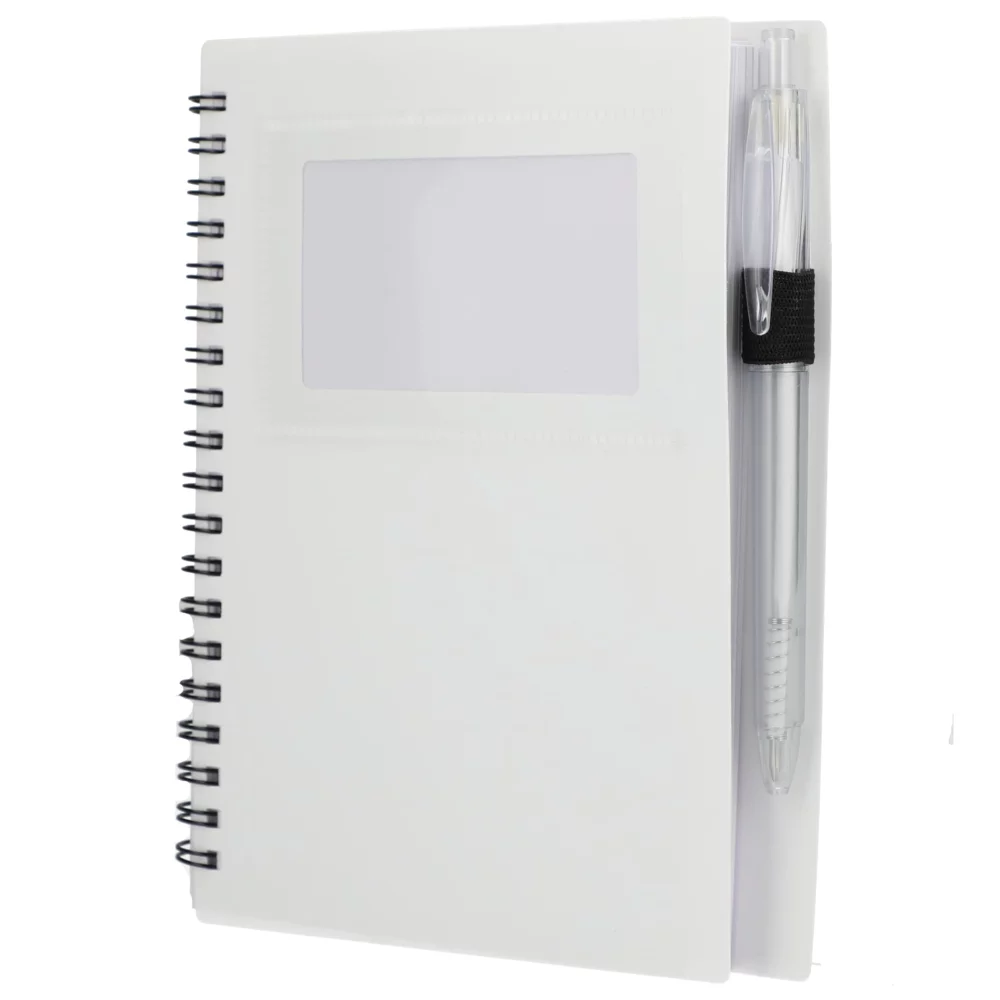 5" x 7" FSC® Recycled Star Spiral Notebook with Pe