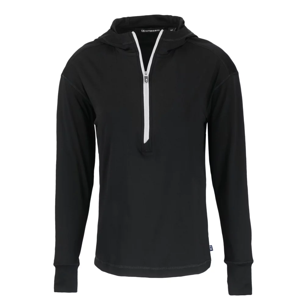 Sweat à capuche demi-zip Cutter & Buck Daybreak Eco Recycled pour femmes
