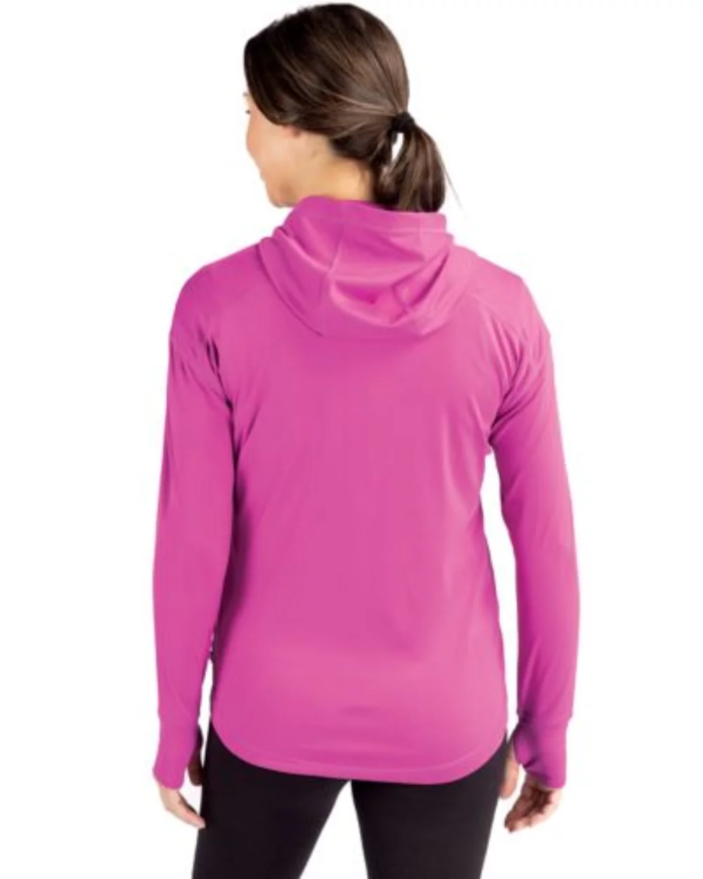 Cutter & Buck Daybreak Eco Recycled Womens Half Zip Hoodie