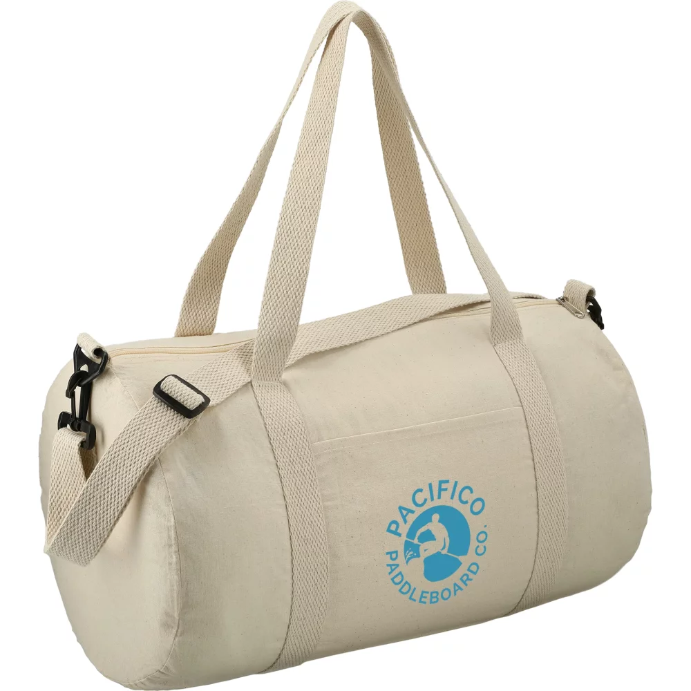Sac polochon en toile de coton 5 oz de 18 pouces