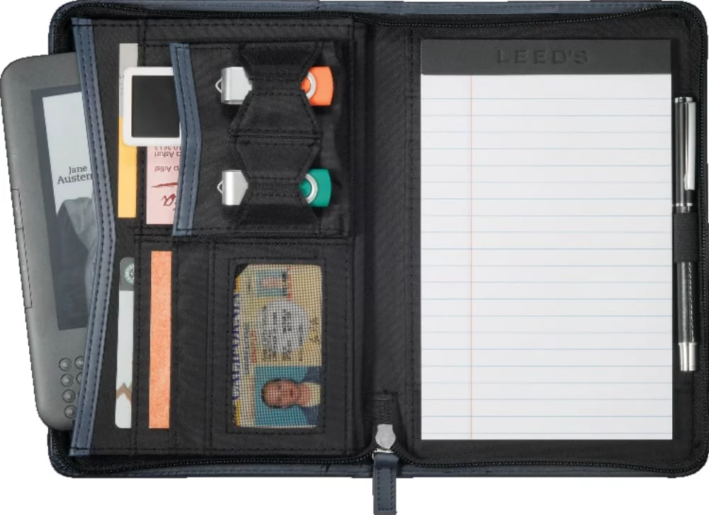 Porte-documents zippé Pedova™ Jr. avec papier FSC® Mix