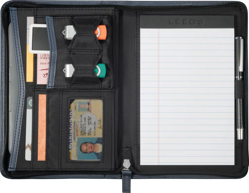 Porte-documents zippé Pedova™ Jr. avec papier FSC® Mix