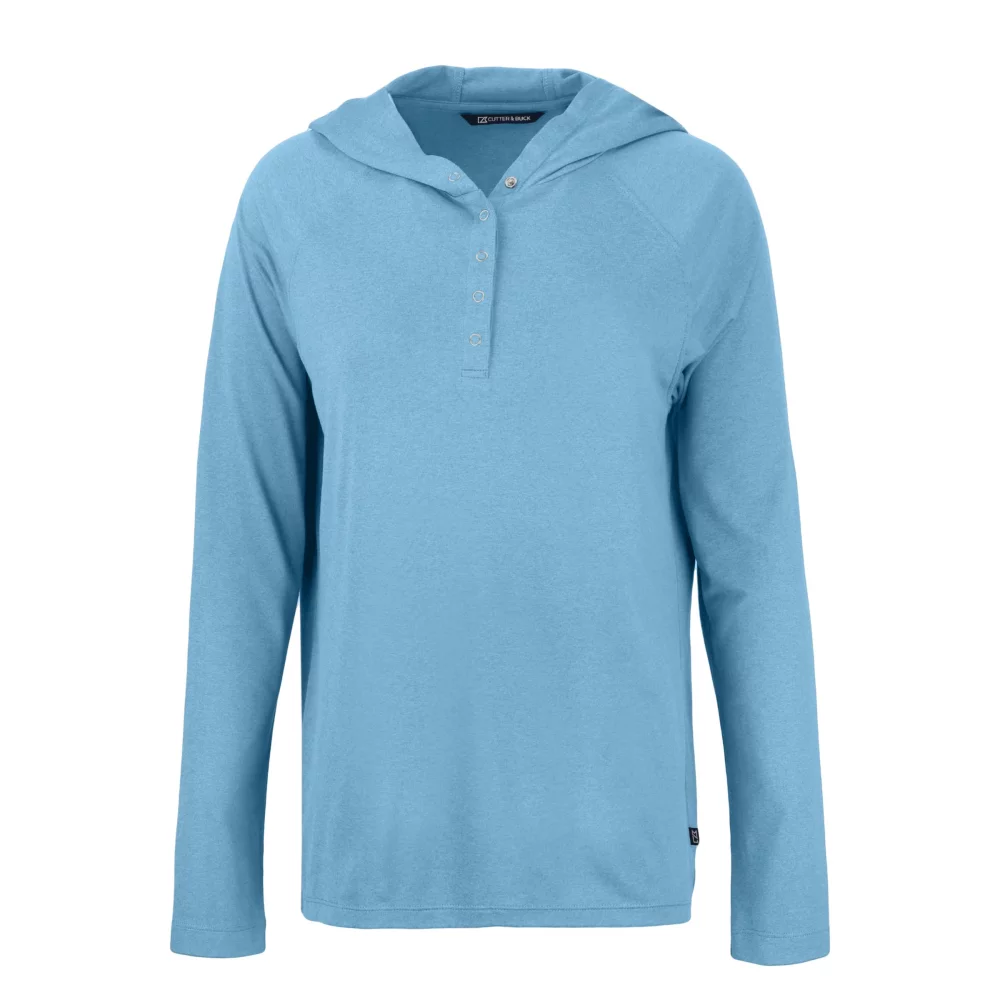 Chemise à capuche pour femmes Cutter & Buck Coastline Epic Comfort Eco Recycled
